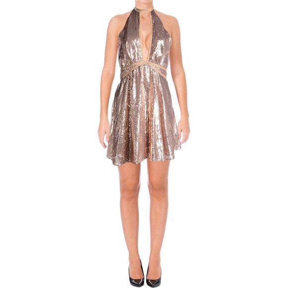 NWT - Free People Mini Dress Rose Color, Size 8 (equal size M) - Picture 4 of 5